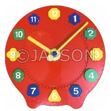 Geared Teacher Clock for School Maths Lab Geared Teacher Clock for School Maths Lab